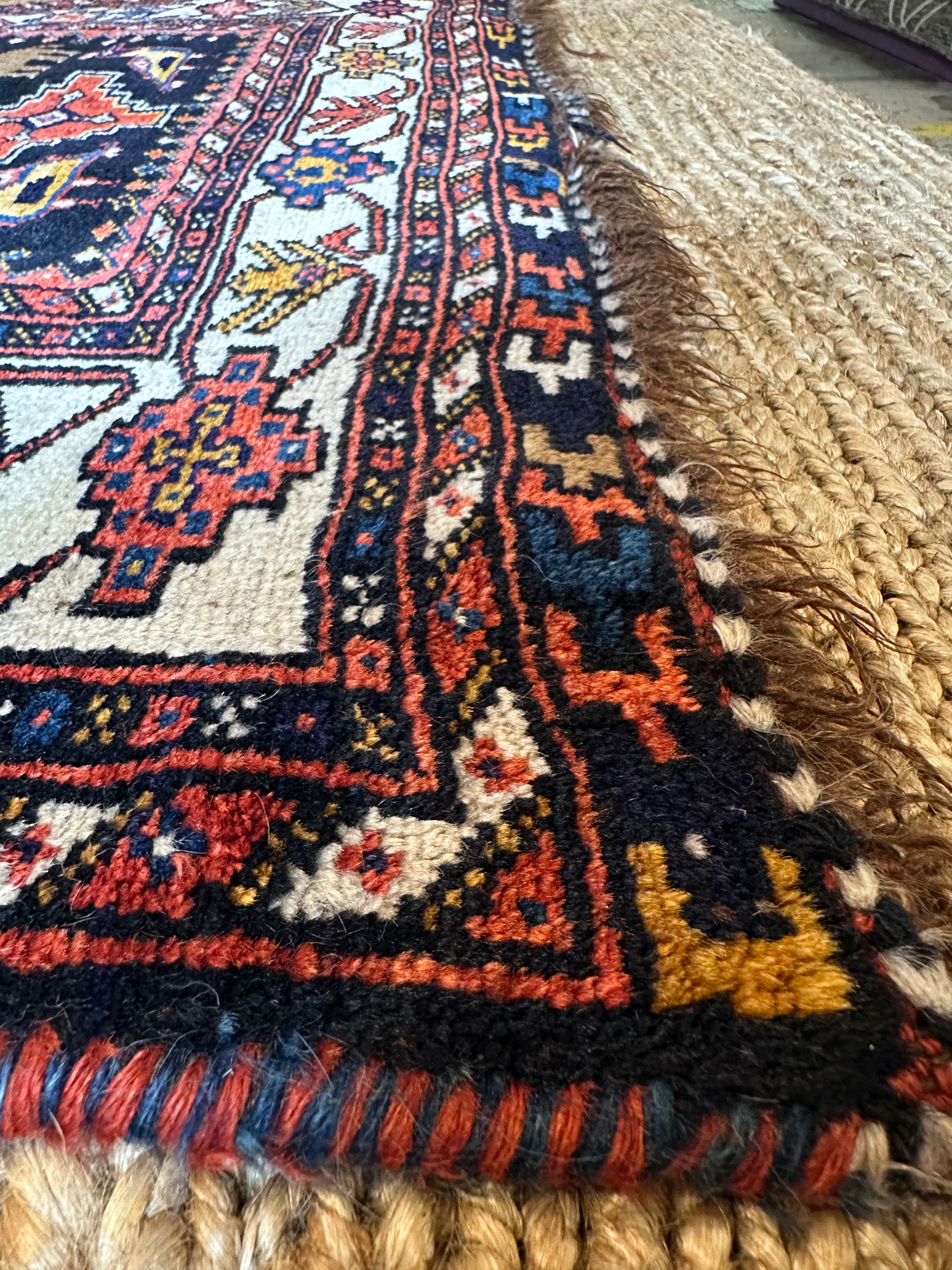 Antique West Persian Tribal Wedding Rug 3.5x5.4