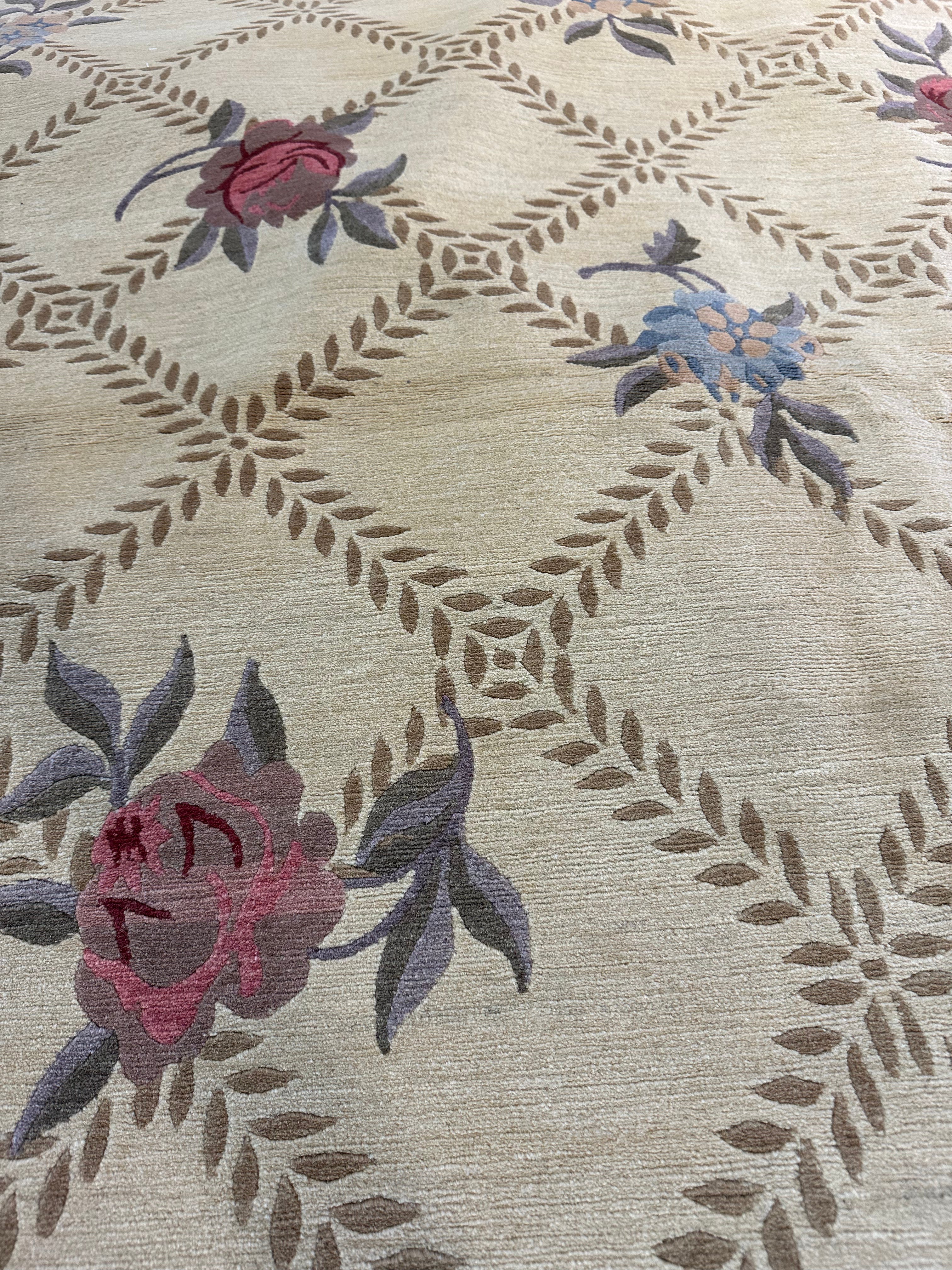 Seth Bolt 9.1x11.9 Yellow Nepalese Rug - CLEARANCE 30% off
