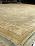 Sophie O'Neil 9.11x14 Blue and Green  Whitewashed Afghani Oushak