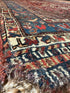 Antique SW Persian Tribal Khamseh Rug 5.2x8.11