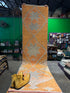 Angel Nugent 2.8x9.9 Orange Hand-Knotted Vintage Turkish Oushak Runner