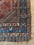 Antique SW Persian Tribal Khamseh Rug 5.2x8.11