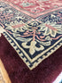 Arianna Landry 9.3x11.6 Burgundy Nepalese Rug - CLEARANCE 30% off
