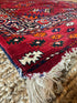 Antique Yomud Turkmen Tribal Tent Red Rug 4.3x6.1