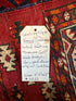 Antique Yomud Turkmen Tribal Tent Red Rug 4.3x6.1