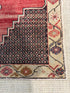 Tori Beth 4.2x7.9 Red Hand-Knotted Vintage Turkish Oushak