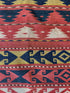 Antique Central Asian Tribal Uzbek Flat-Weave Rug 4.2x5.9