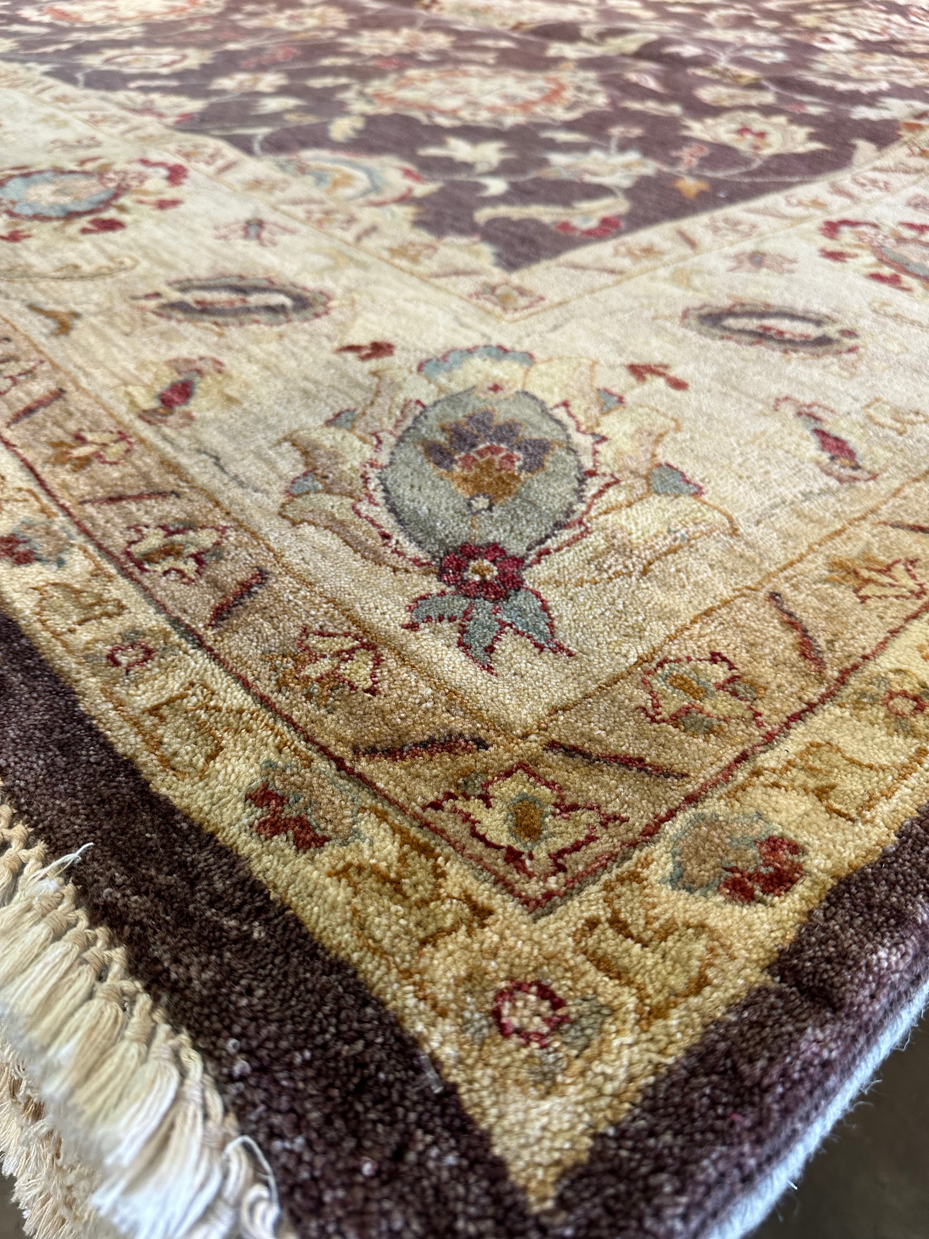 Jamie Coch 8.8x11.9 Purple Peshawar Rug - CLEARANCE 30% off