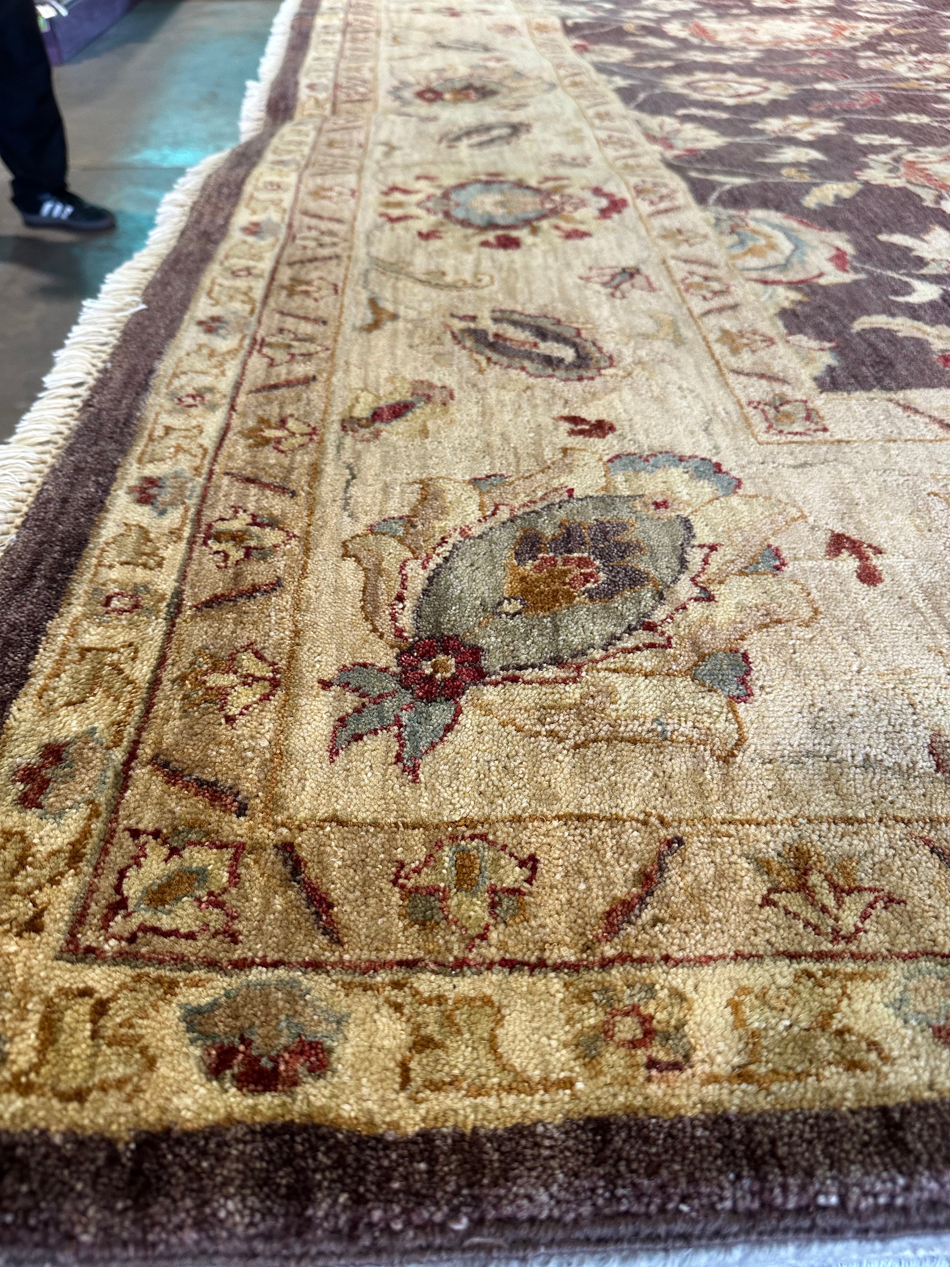 Jamie Coch 8.8x11.9 Purple Peshawar Rug - CLEARANCE 30% off