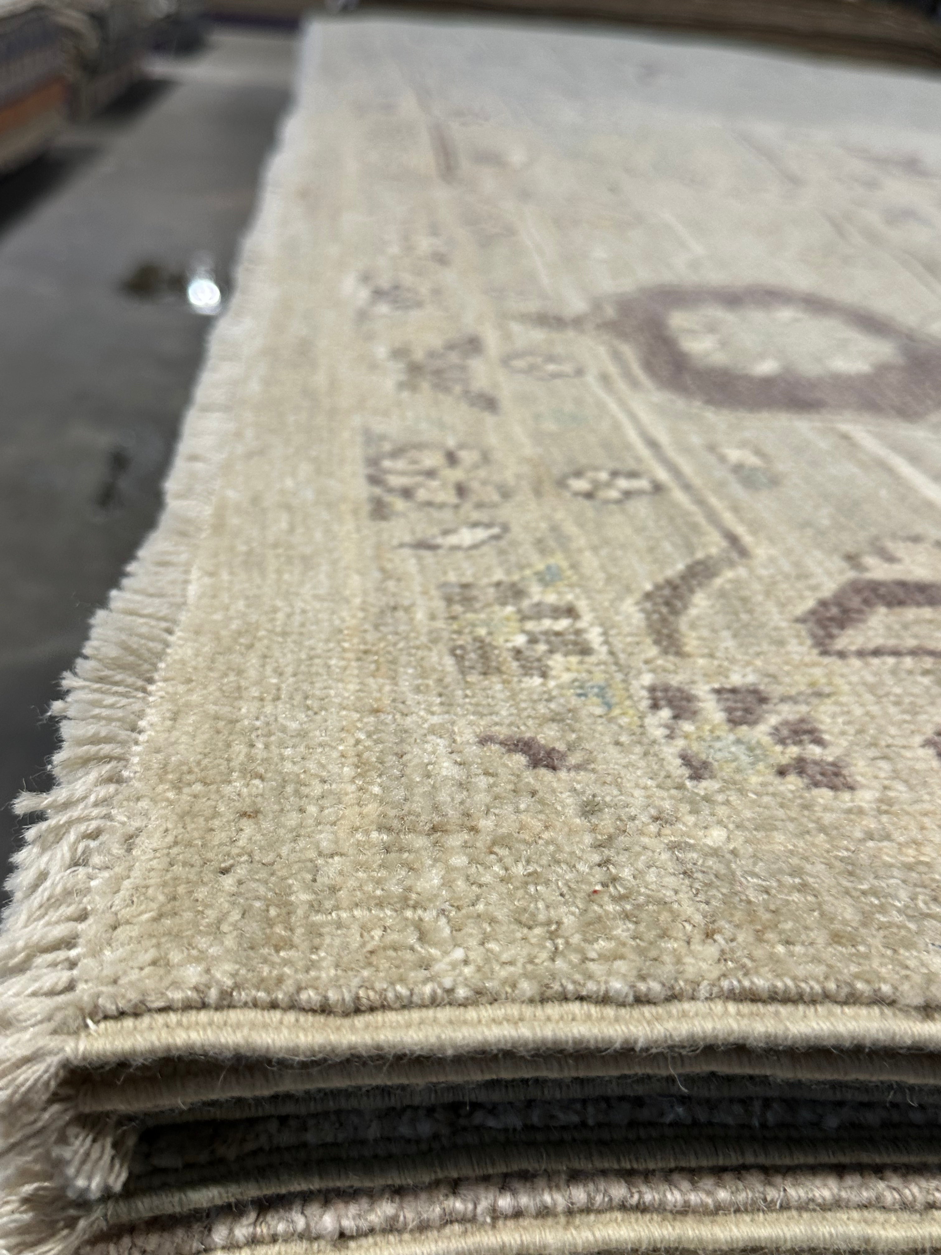 Jaime Ray Newman 9.11x13.7 Gray Whitewashed Afghani Oushak