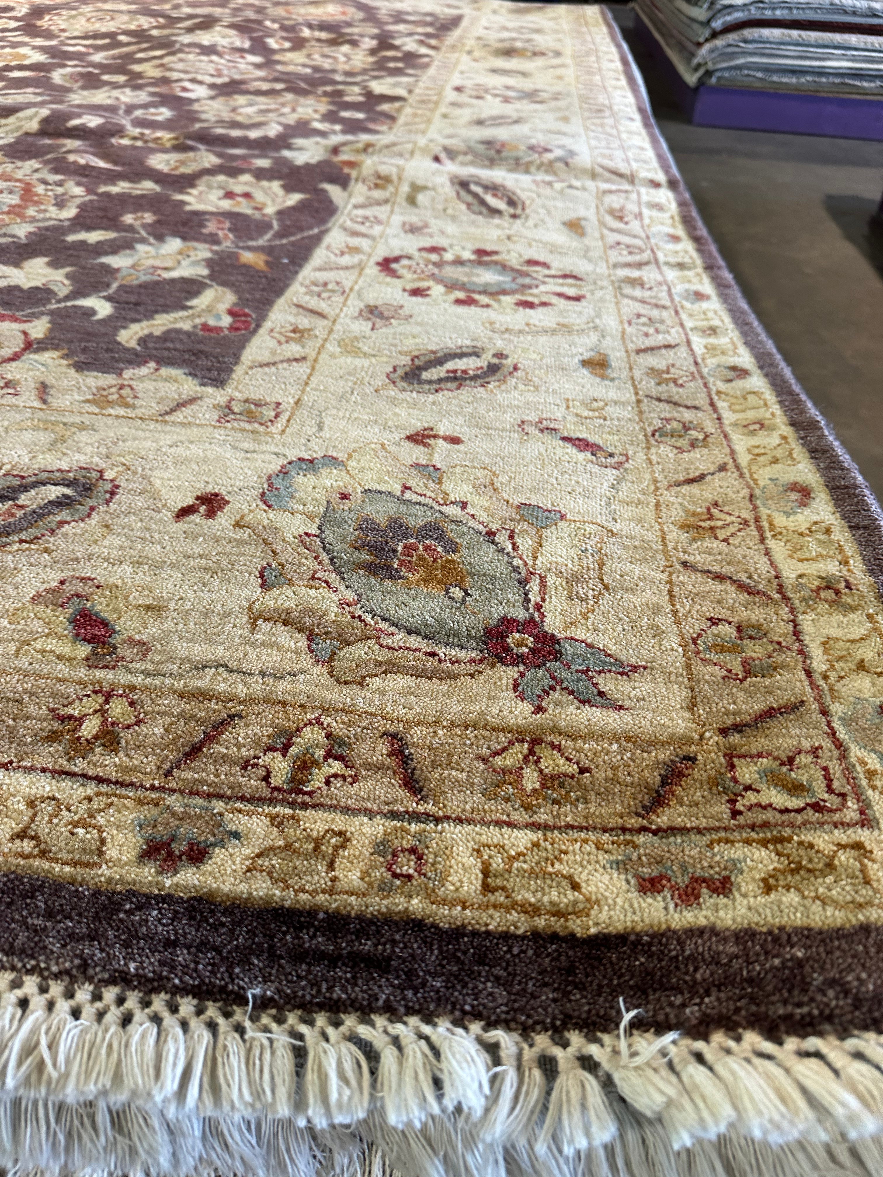 Jamie Coch 8.8x11.9 Purple Peshawar Rug - CLEARANCE 30% off