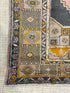 Callie Crain 4.8x8 Pink Hand-Knotted Vintage Turkish Oushak