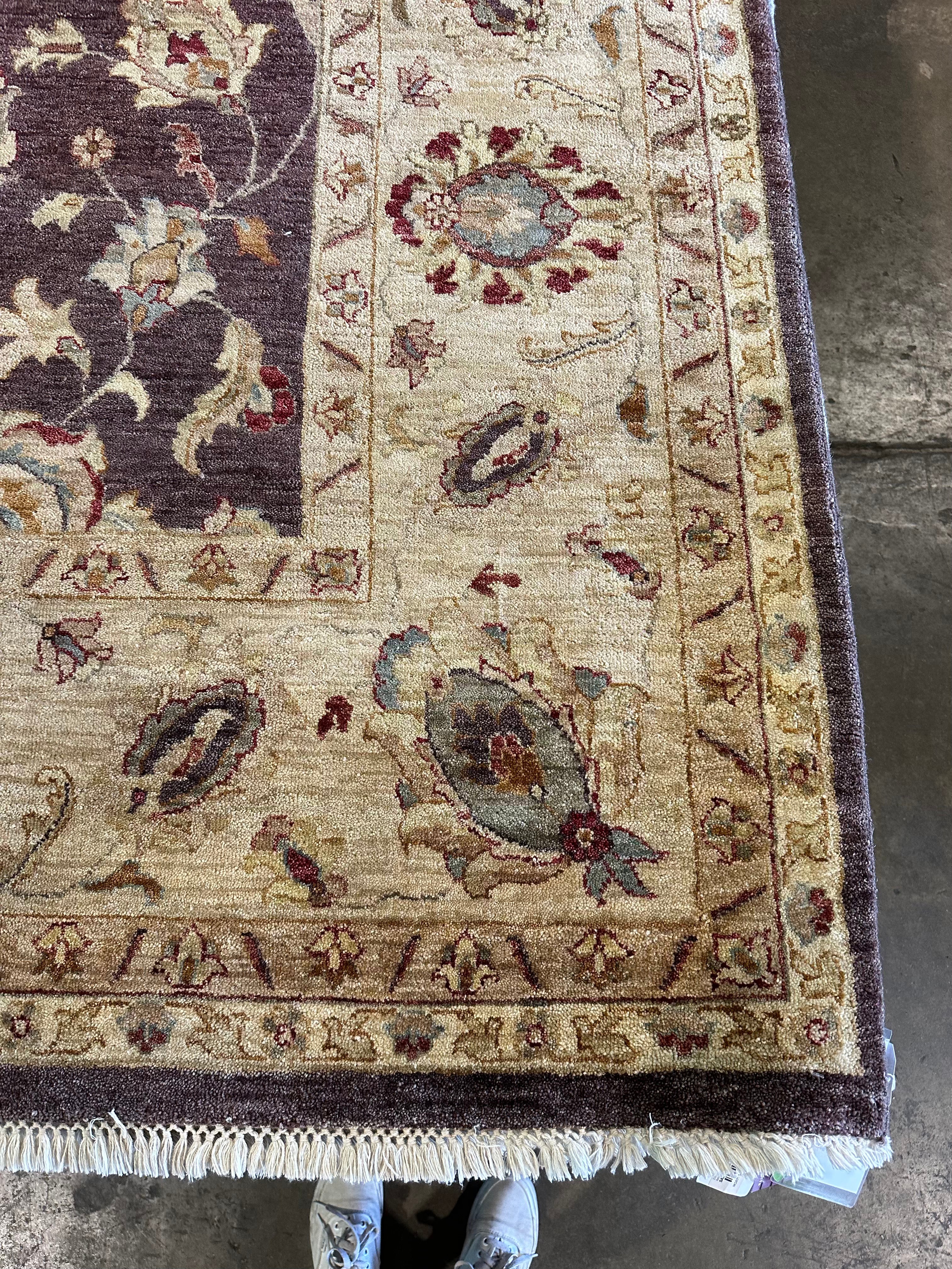 Jamie Coch 8.8x11.9 Purple Peshawar Rug - CLEARANCE 30% off