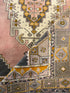 Callie Crain 4.8x8 Pink Hand-Knotted Vintage Turkish Oushak