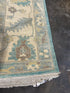 Brittany Snow 10x13.8 Blue Whitewashed Afghani Oushak