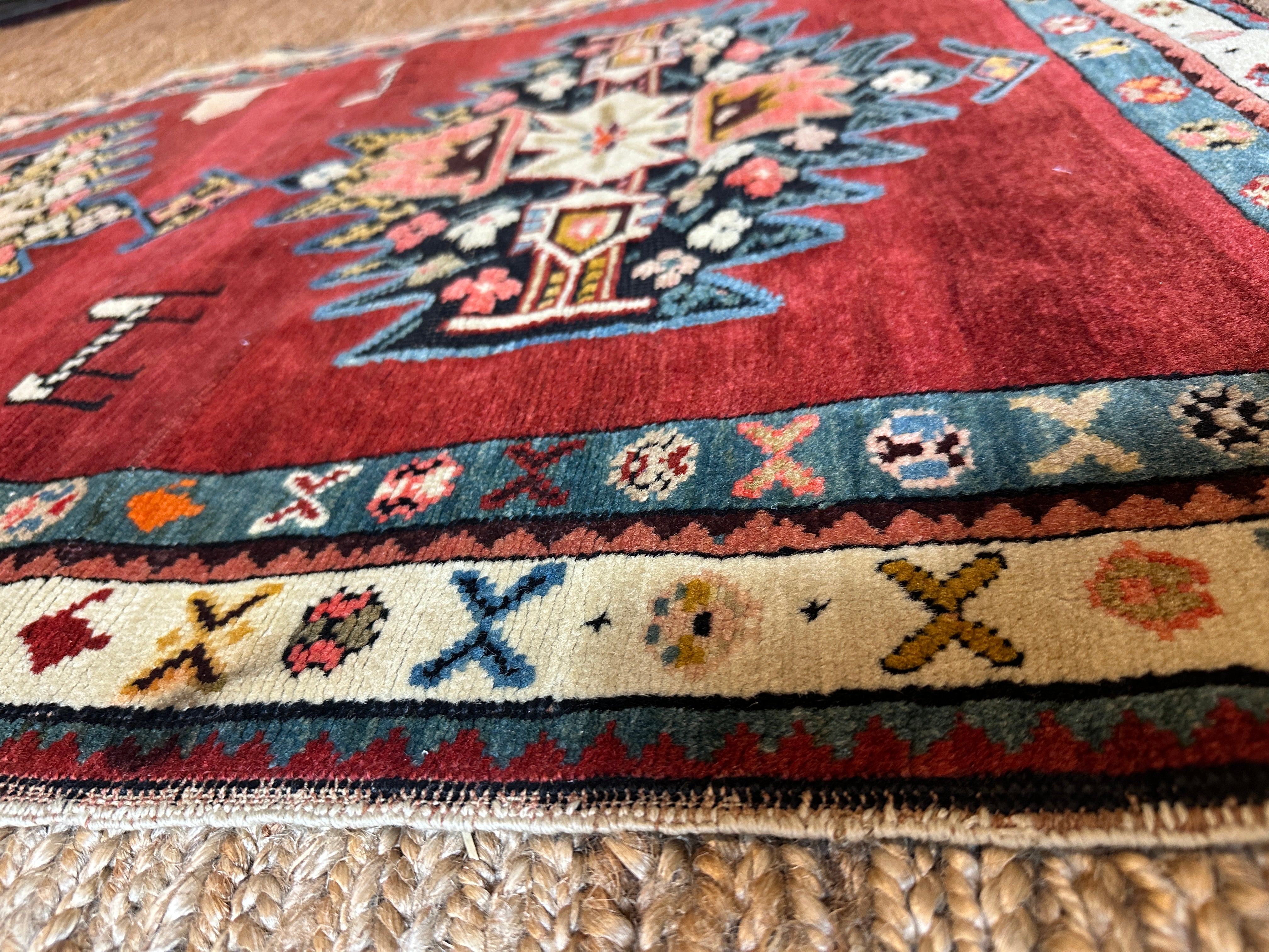 Antique South Caucasian Karabagh Prayer Rug 3.2x5.7