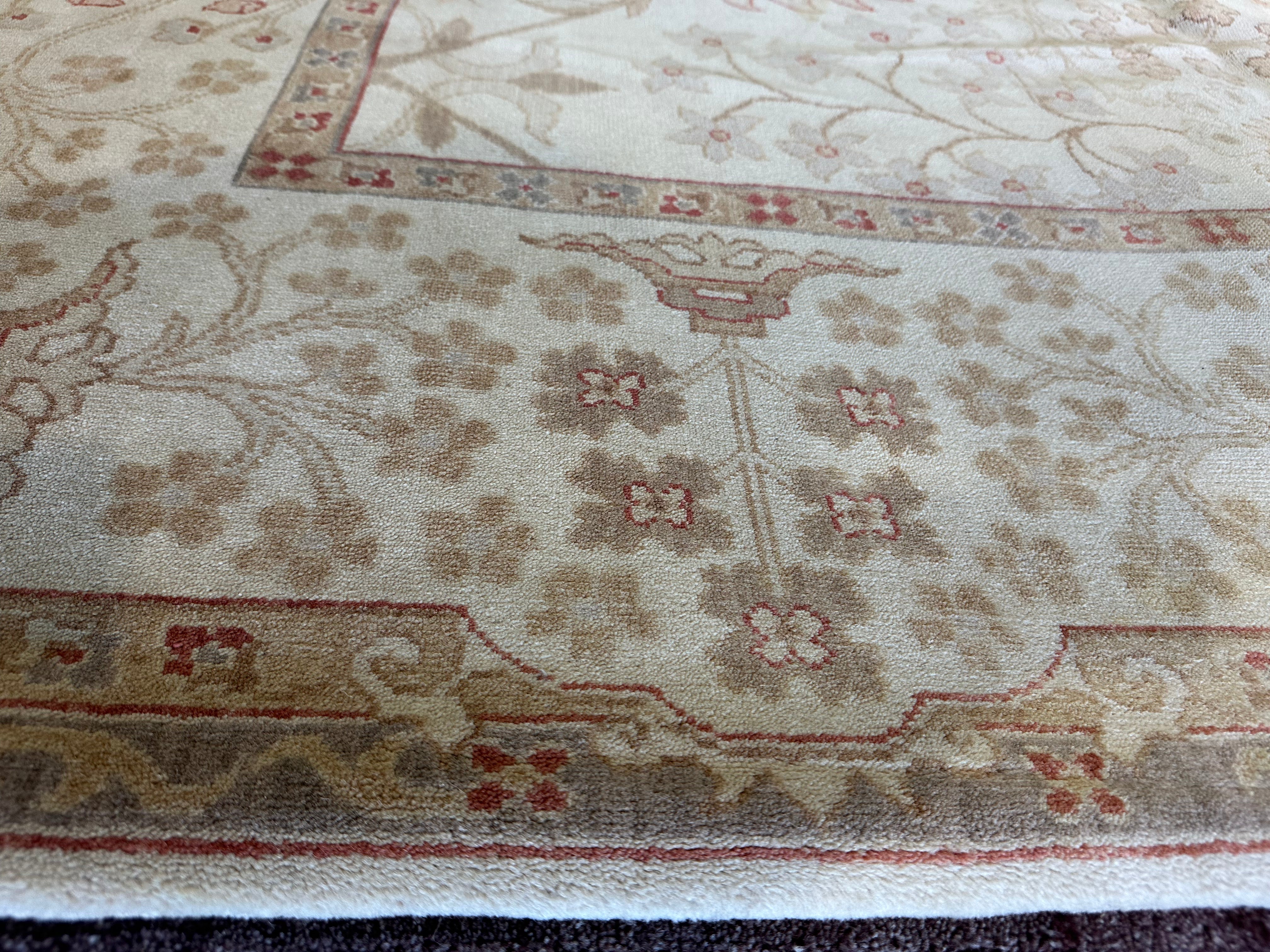 Julia Chance 9x12 Beige Oushak Rug - CLEARANCE 30% off