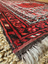 Antique Asian Kizil Ayak Turkmen Prayer Rug 3x4.8