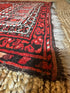 Antique Asian Kizil Ayak Turkmen Prayer Rug 3x4.8