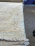 Karen Rodriguez 9X11.9 Blue and Ivory Whitewashed Afghani Oushak