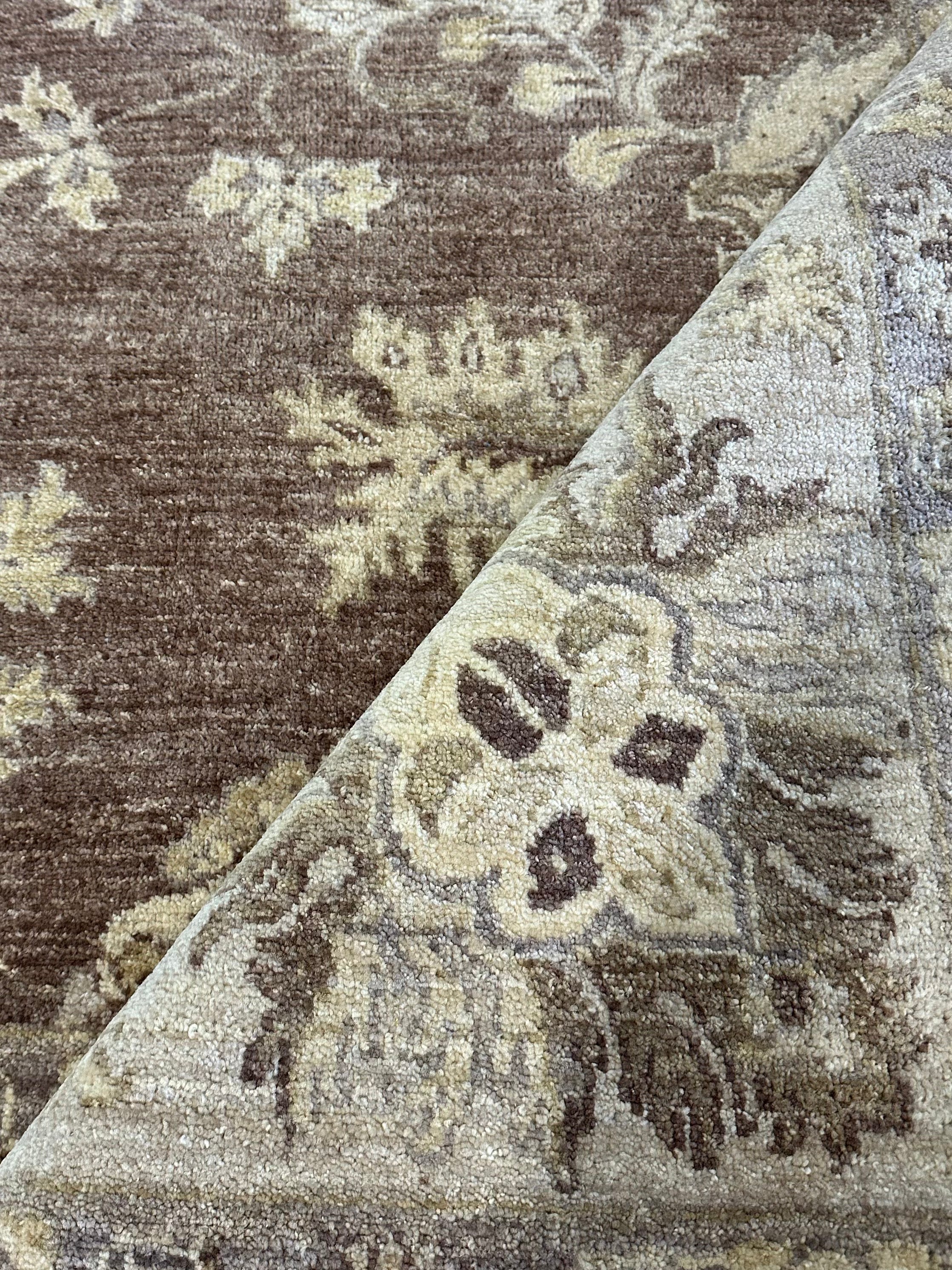 Caroline Dorman 9x12 Brown Peshawar Rug - CLEARANCE 30% off