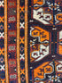 Antique Balouch Orange Tribal Prayer Rug 2.9x4.7