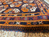 Antique Balouch Orange Tribal Prayer Rug 2.9x4.7