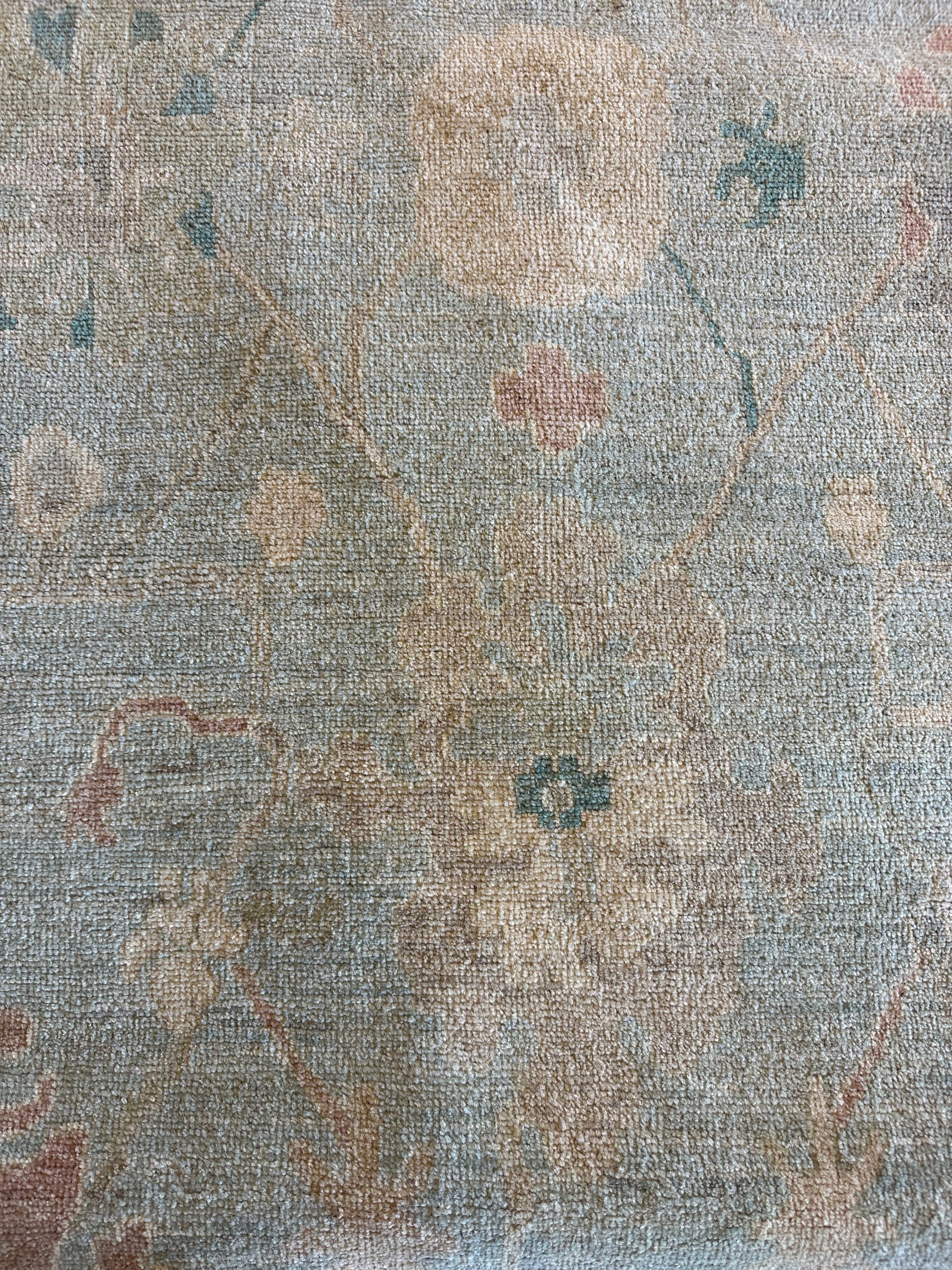 Rivers Gramegna 8.2x11.9 Blue Afghani Whitewashed Oushak
