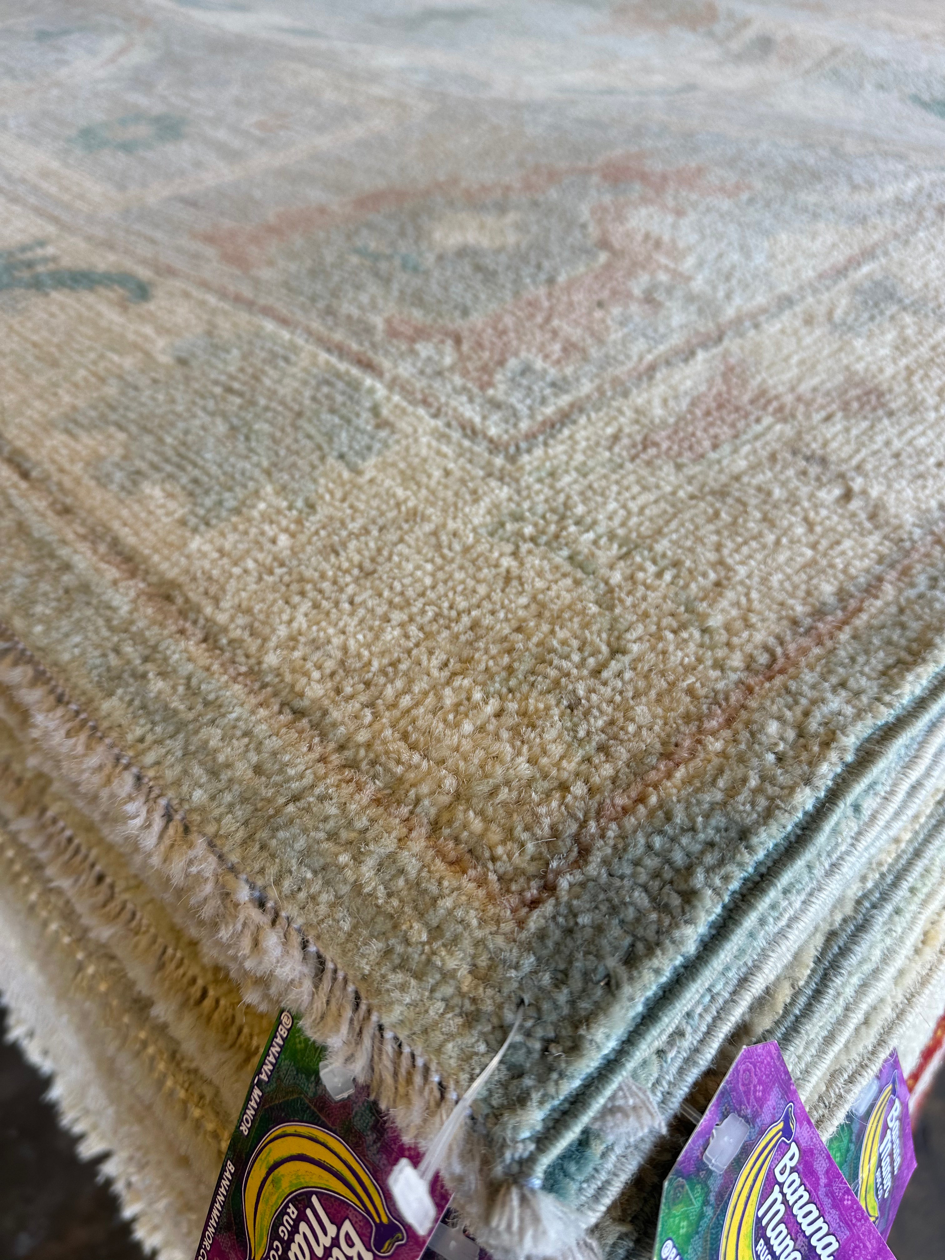 Rivers Gramegna 8.2x11.9 Blue Afghani Whitewashed Oushak