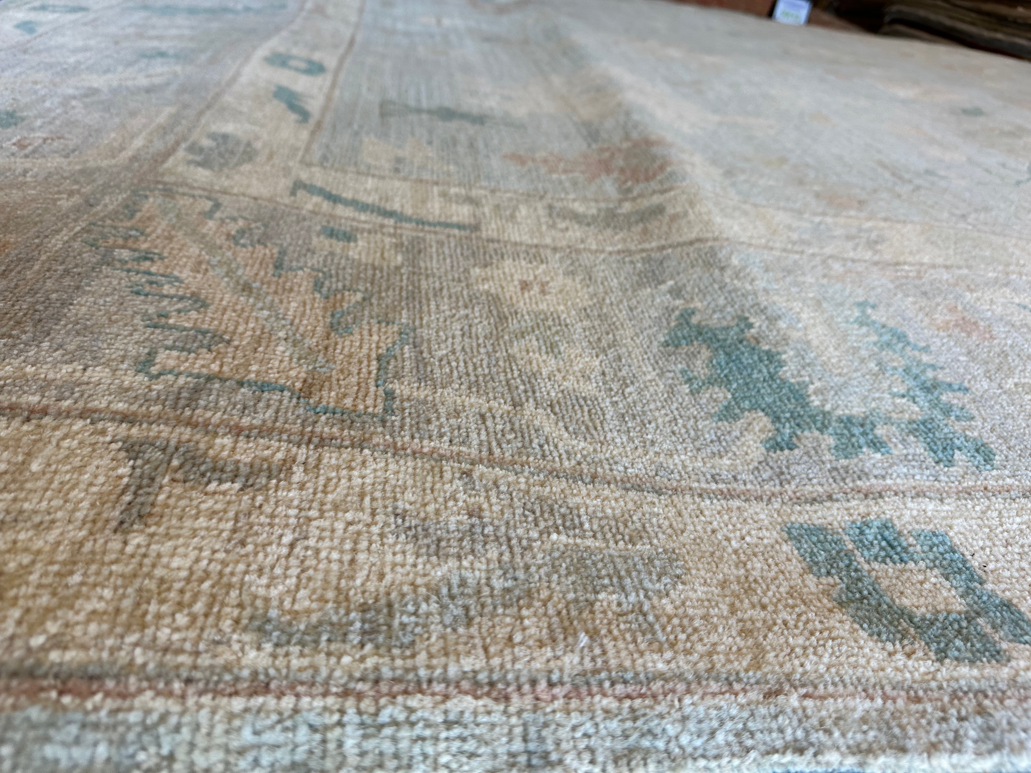 Rivers Gramegna 8.2x11.9 Blue Afghani Whitewashed Oushak