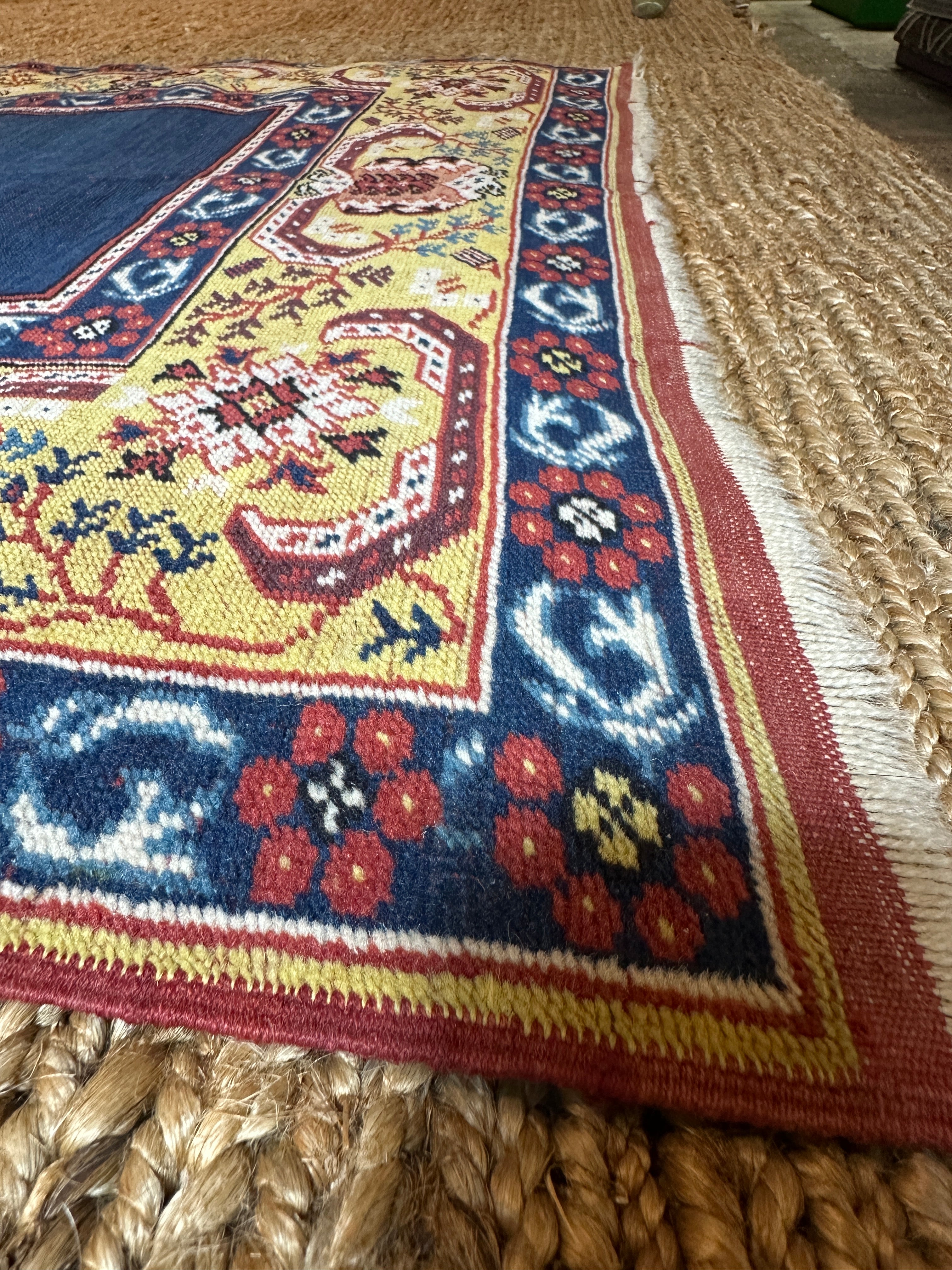 Antique "Transylvania" Design Turkish Prayer Rug 3.4x4.1