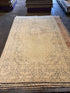 Tish Cyrus 5x8.9 Beige Hand-Knotted Vintage Turkish Oushak