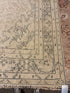 Tish Cyrus 5x8.9 Beige Hand-Knotted Vintage Turkish Oushak