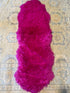 Double Pelt Hot Pink Sheepskin Rug