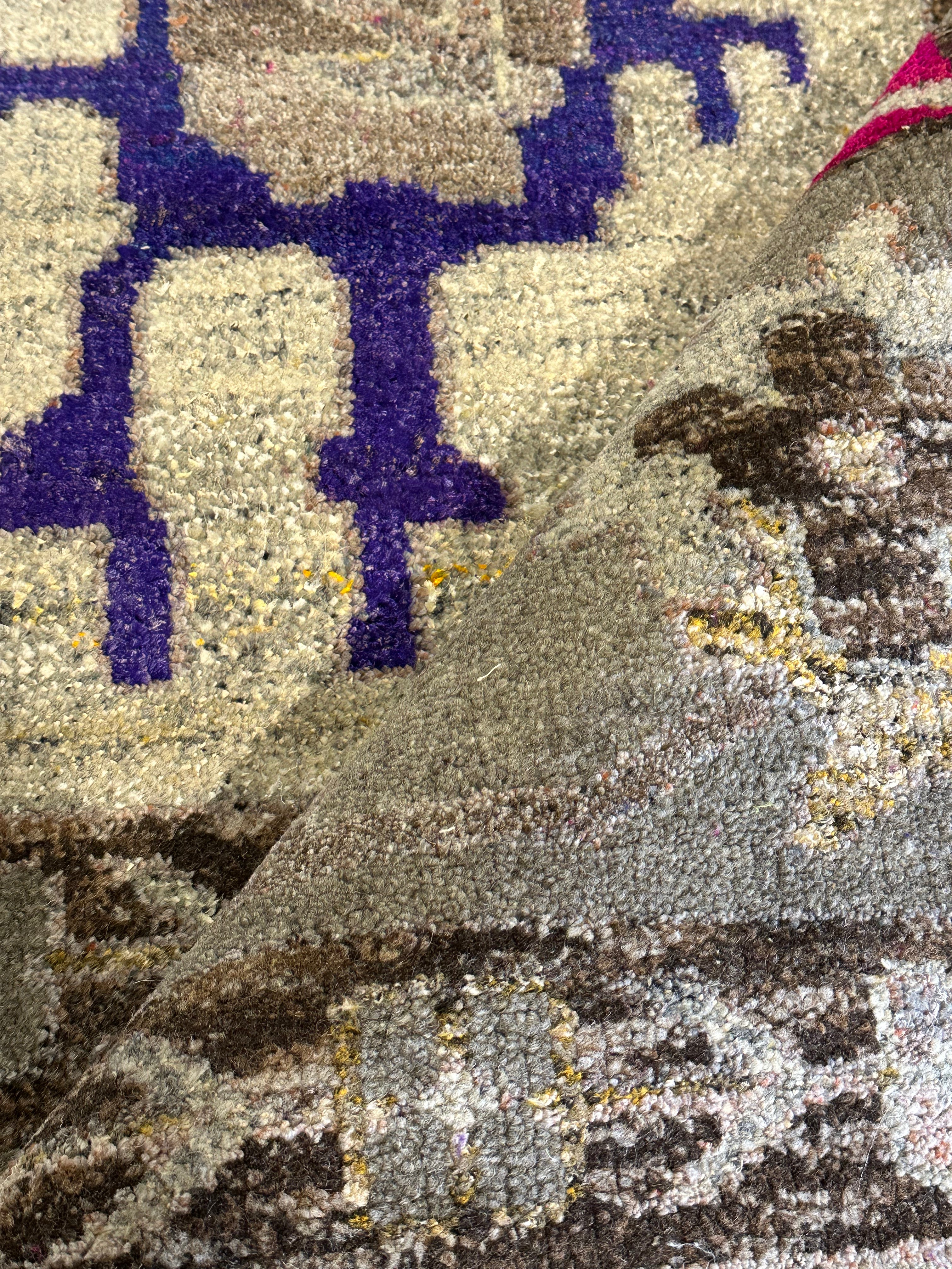 Shyanne Millet 10x14 Grey Hand-Knotted Oushak Rug