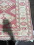 Ashtyn Victoria 2.10x6.5 Pink Hand-Knotted Vintage Turkish Oushak Runner