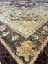 Ella Farmer 6.8x9.9 Afghani Oushak Brown Rug