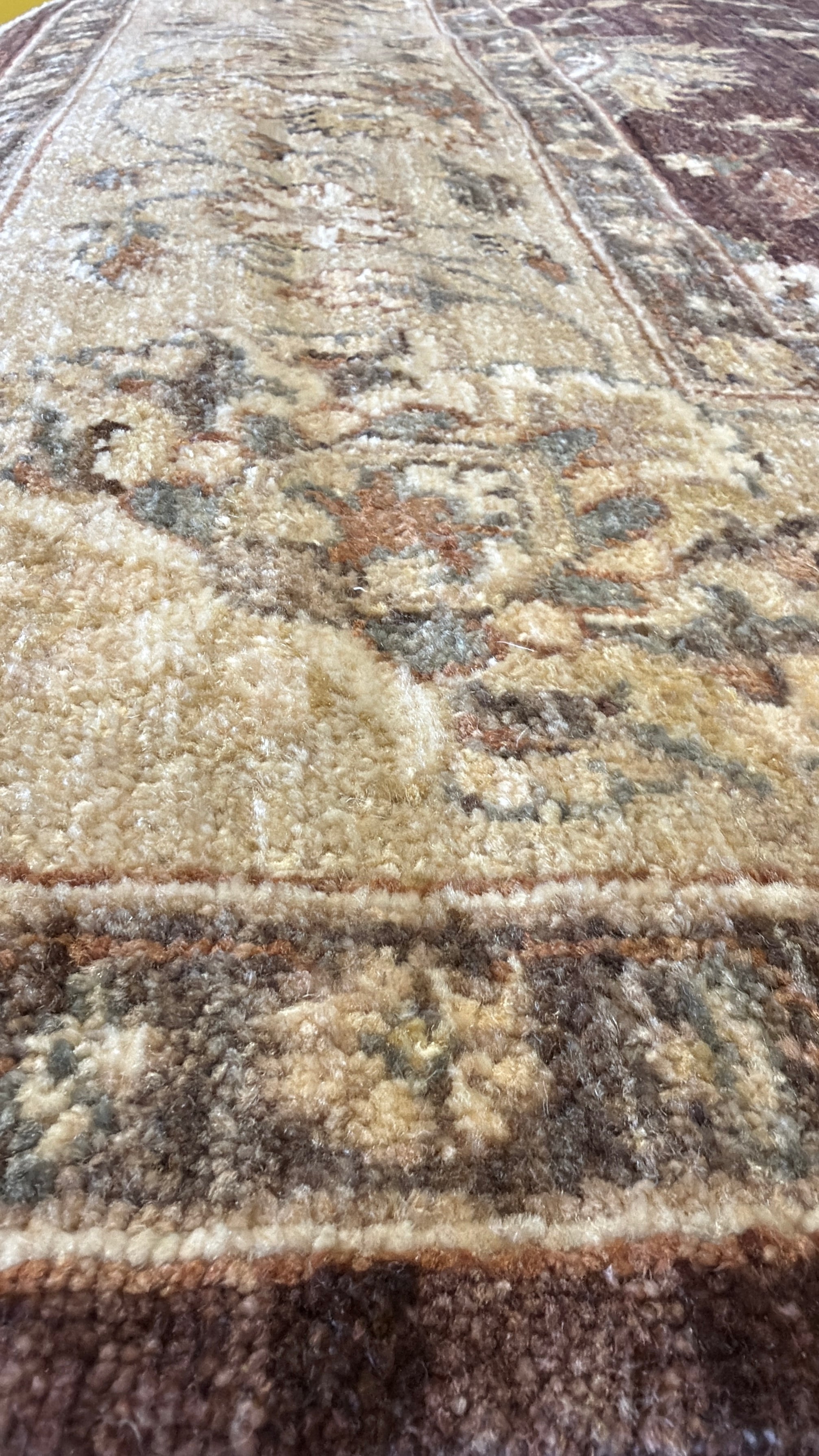 Ella Farmer 6.8x9.9 Afghani Oushak Brown Rug