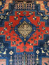 Antique SE Persian Tribal Afshar Blue Rug 5.4x6.7