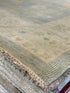 Sasha Diamond 10x14 Light Blue Hand-Knotted Oushak Rug