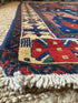 Antique SE Persian Tribal Afshar Blue Rug 5.4x6.7