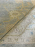 Sasha Diamond 10x14 Light Blue Hand-Knotted Oushak Rug