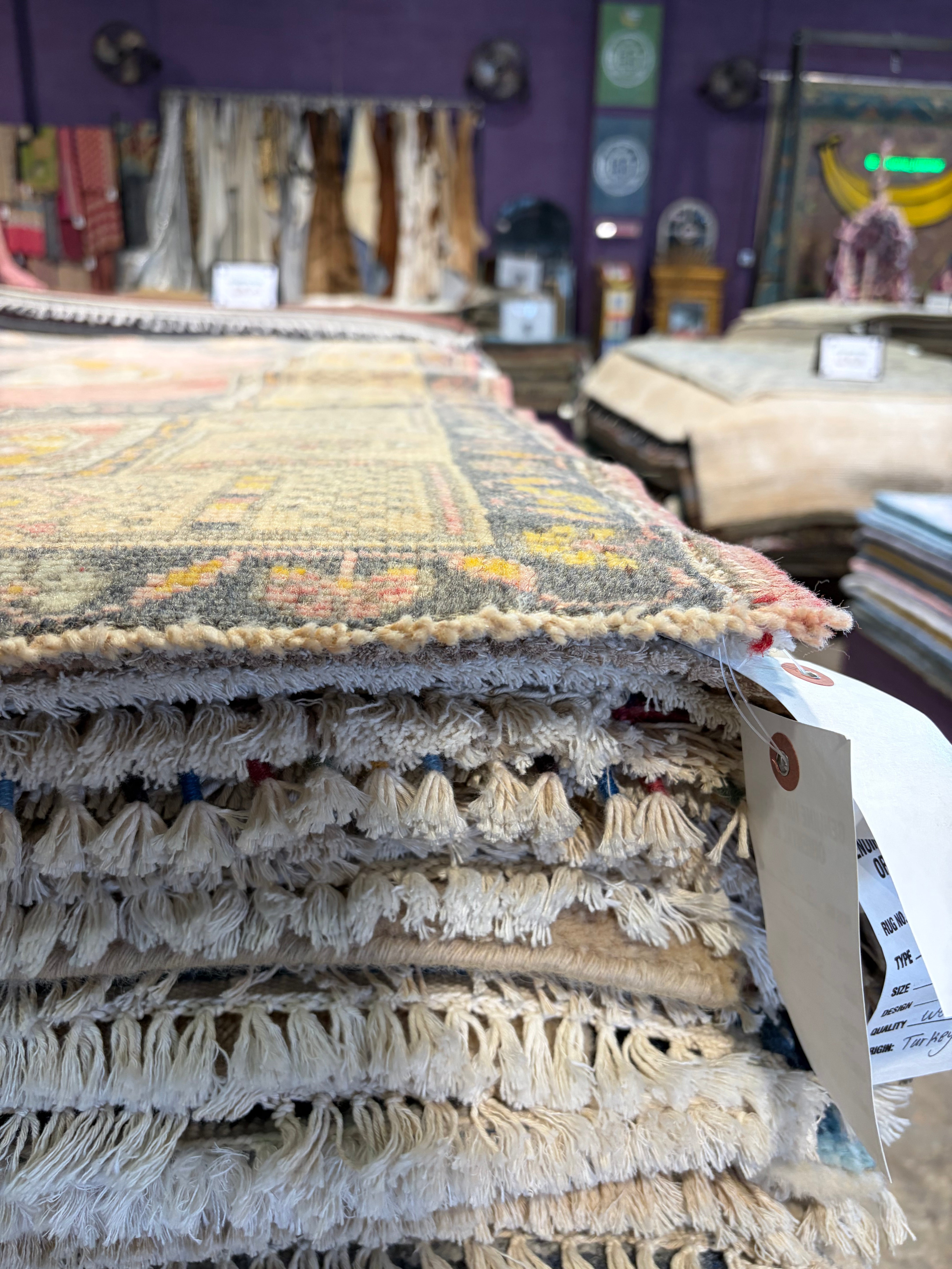Shay Carter 3.10x6.10 Pink Hand-Knotted Turkish
