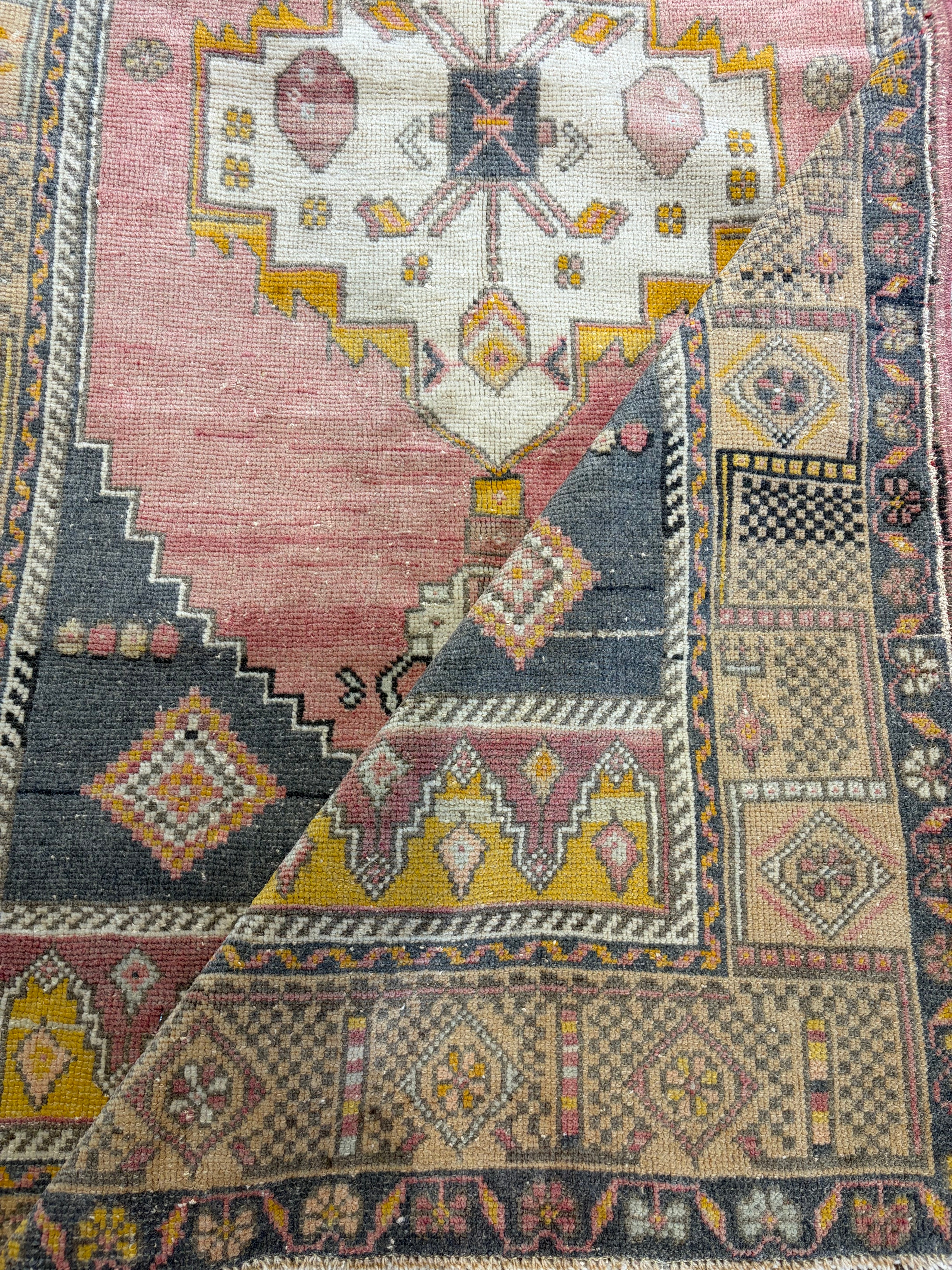 Shay Carter 3.10x6.10 Pink Hand-Knotted Turkish