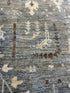 Marcia Gay Harden 10x14 Grey Hand-Knotted Oushak Rug