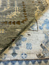 Marcia Gay Harden 10x14 Grey Hand-Knotted Oushak Rug