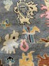 Laurie 10x14 Colorful Hand-Knotted Oushak
