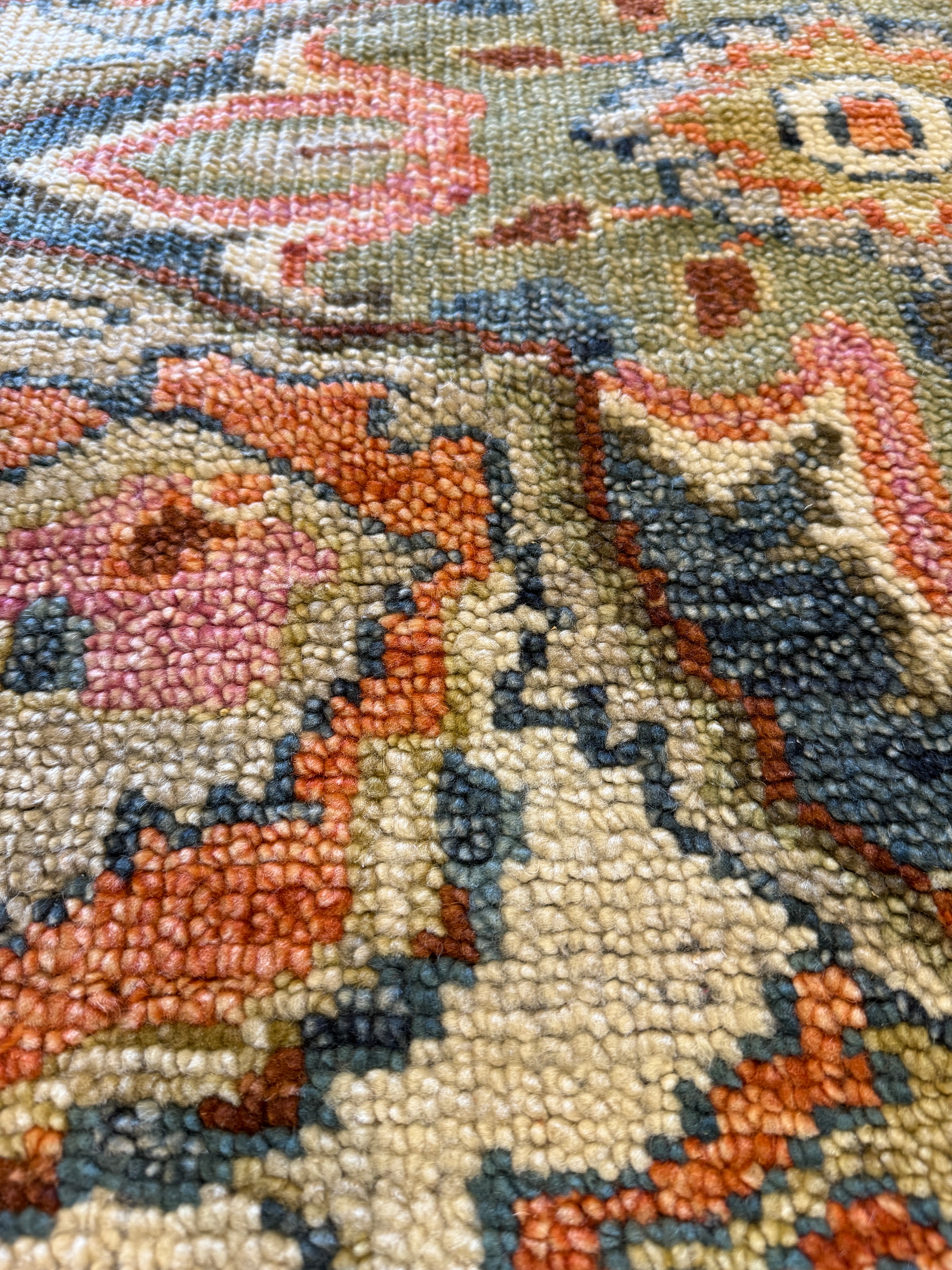 Gela Taylor 8x10 Rust Hand-Knotted Oriental Rug