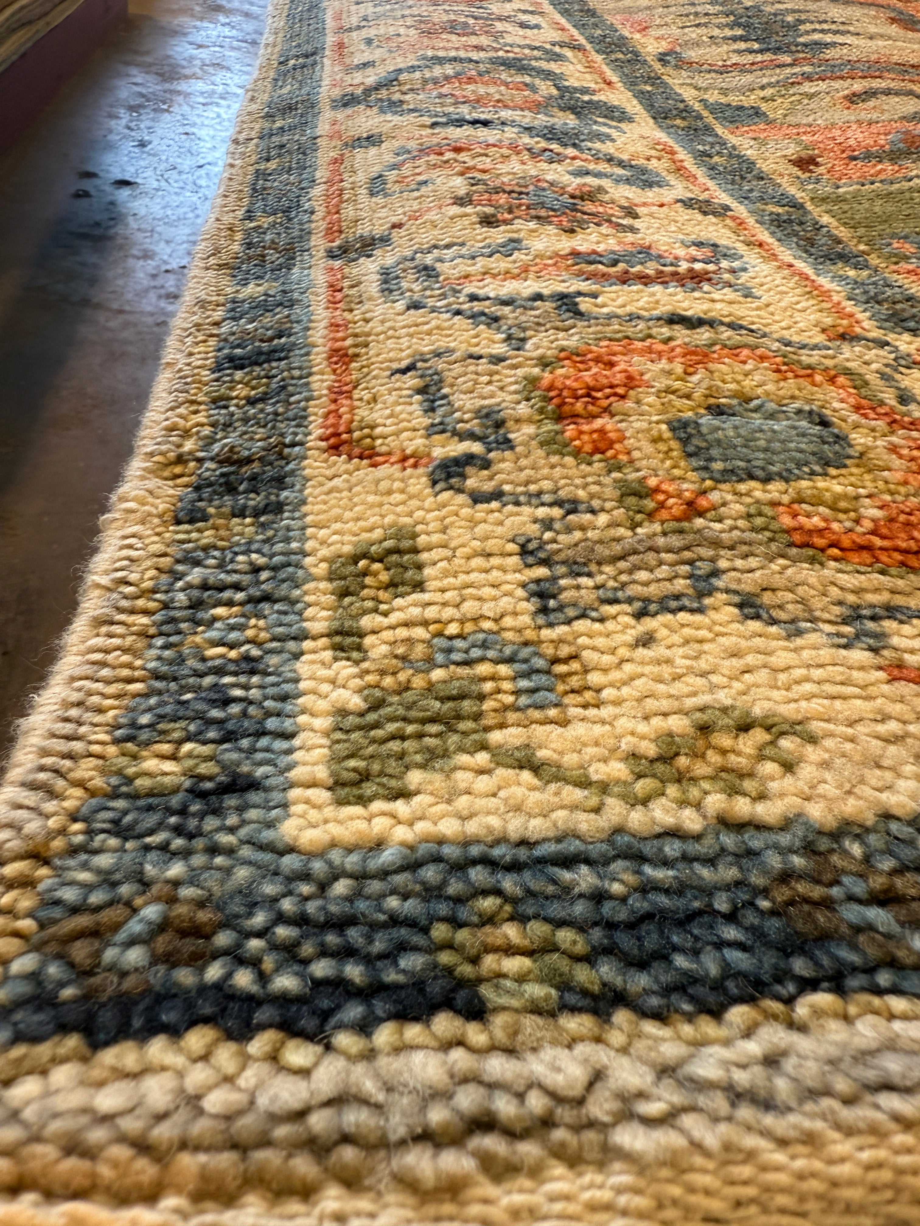 Gela Taylor 8x10 Rust Hand-Knotted Oriental Rug