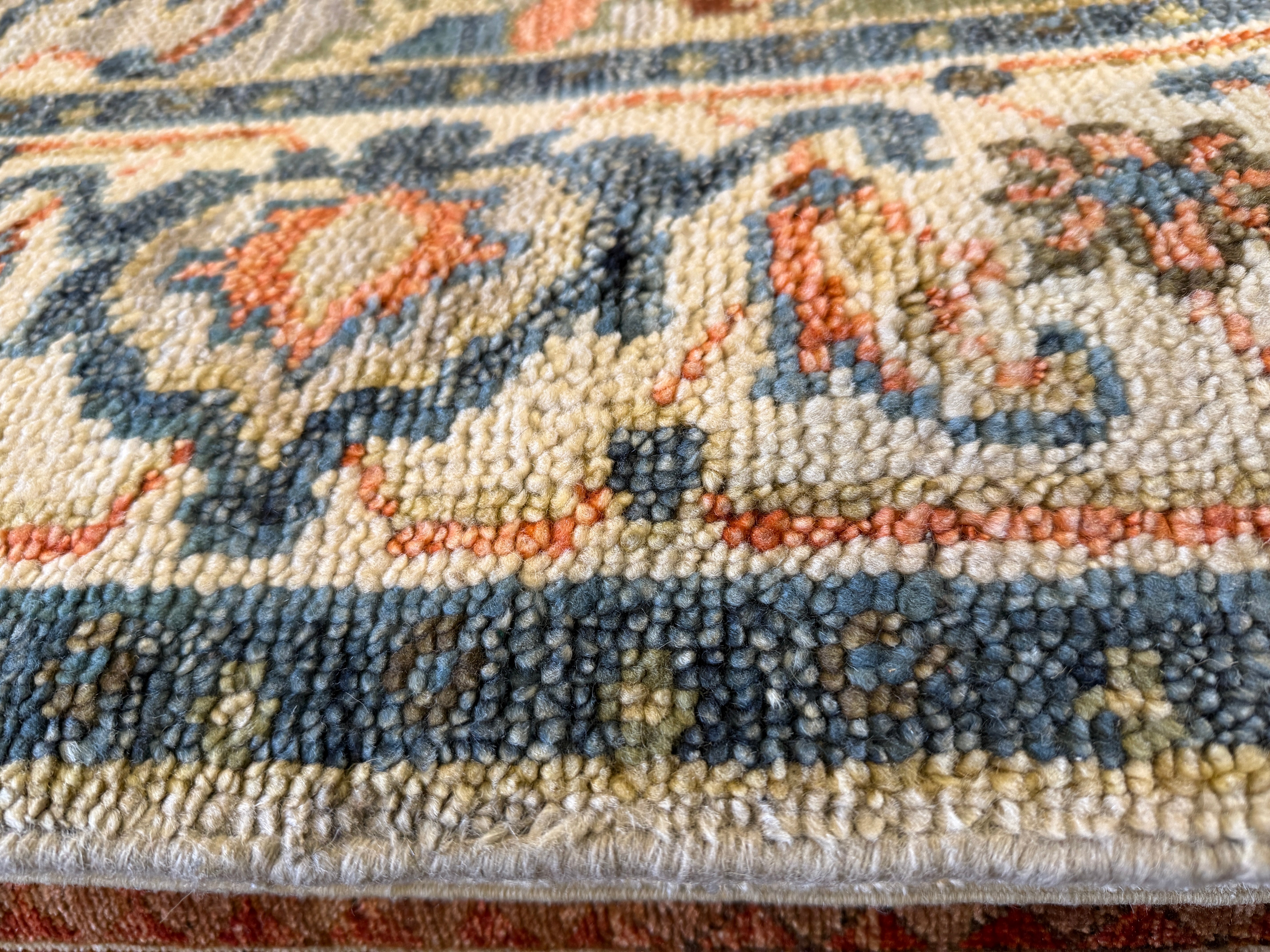 Gela Taylor 8x10 Rust Hand-Knotted Oriental Rug